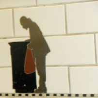 Subway tile art