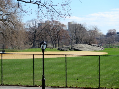 Why yes, there are actual ball fields in Central Park.