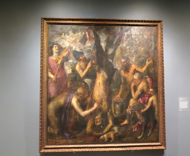 Titian (Tiziano Vecellio) around 1570, "The Flaying of Marsyas"